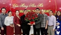 Đại sứ quán Lào và Campuchia chúc Tết Đại sứ quán Việt Nam tại Philippines nhân dịp Xuân Quý Mão