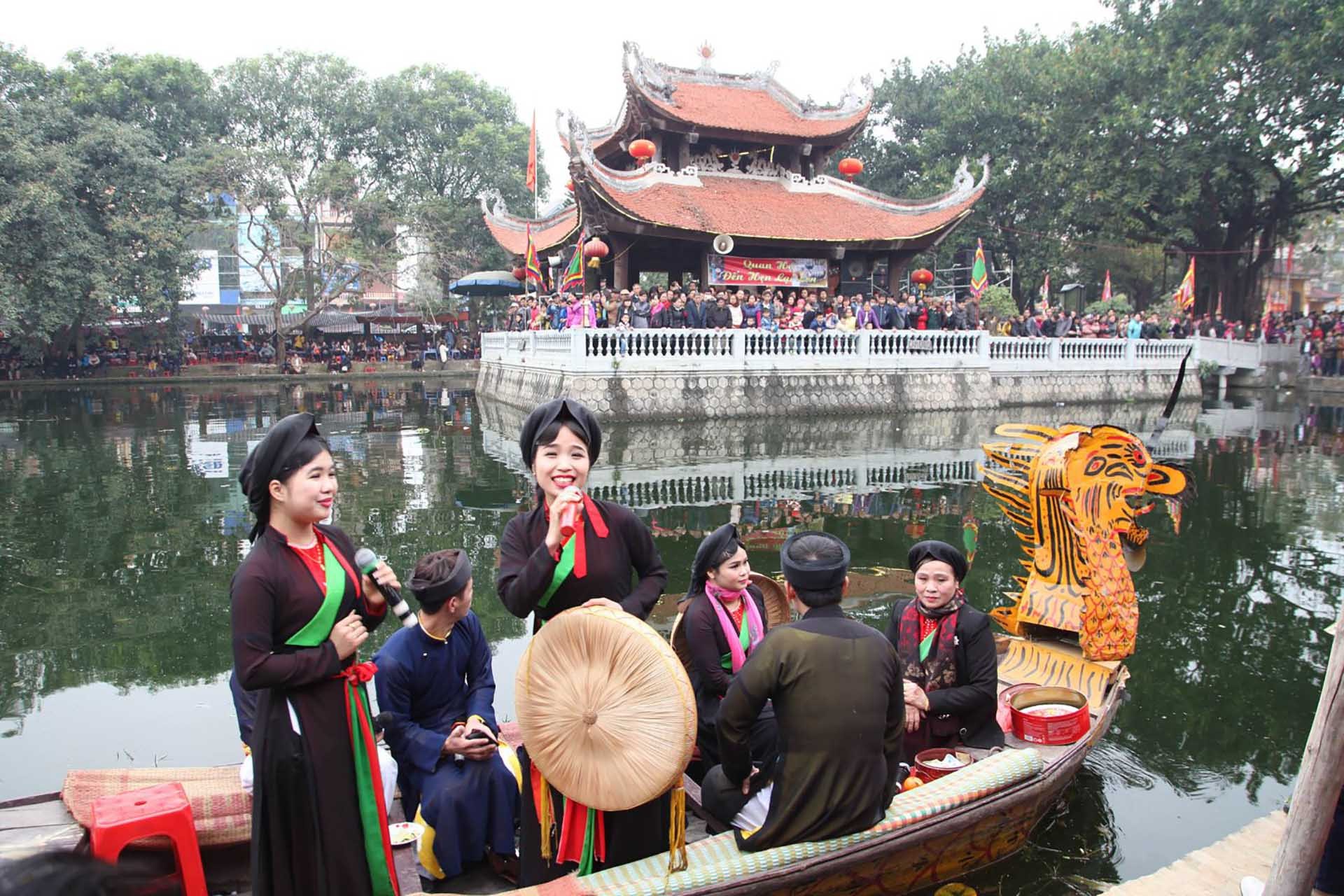Các hoạt động tại Hội Lim xuân Quý Mão 2023 nhằm phát huy các giá trị văn hóa truyền thống trên địa bàn huyện, đồng thời giới thiệu, quảng bá hình ảnh và con người, quê hương Tiên Du đến với bạn bè, du khách trong và ngoài nước. (Nguồn: Hanoimoi)