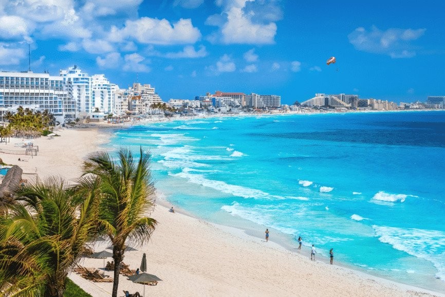 Cancun sở hữu bãi biển du lịch mang tính biểu tượng của Mexico. (Nguồn: Getty)