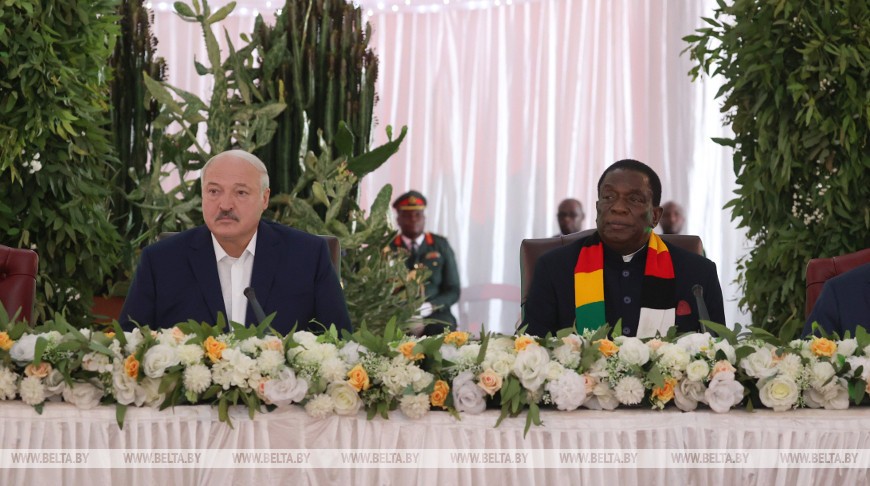 Tổng thống Belarus đến Mozambique. (Nguồn: BelTA)