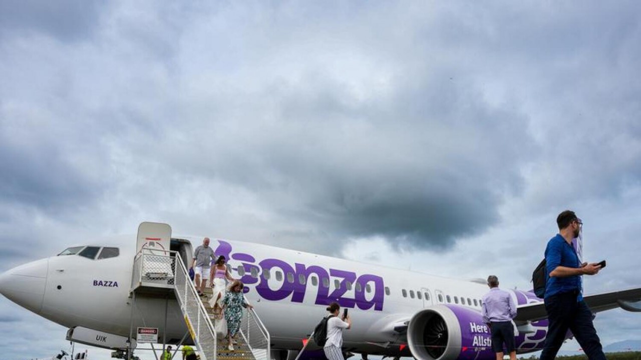 Ngày 31/1, hãng hàng không giá rẻ mới Bonza của Australia đã chính thức ra mắt với chuyến bay đầu tiên cất cánh từ khu vực đô thị ven biển Sunshine Coast thuộc bang Queensland đến quần đảo Whitsunday Islands. (Nguồn: AAP)