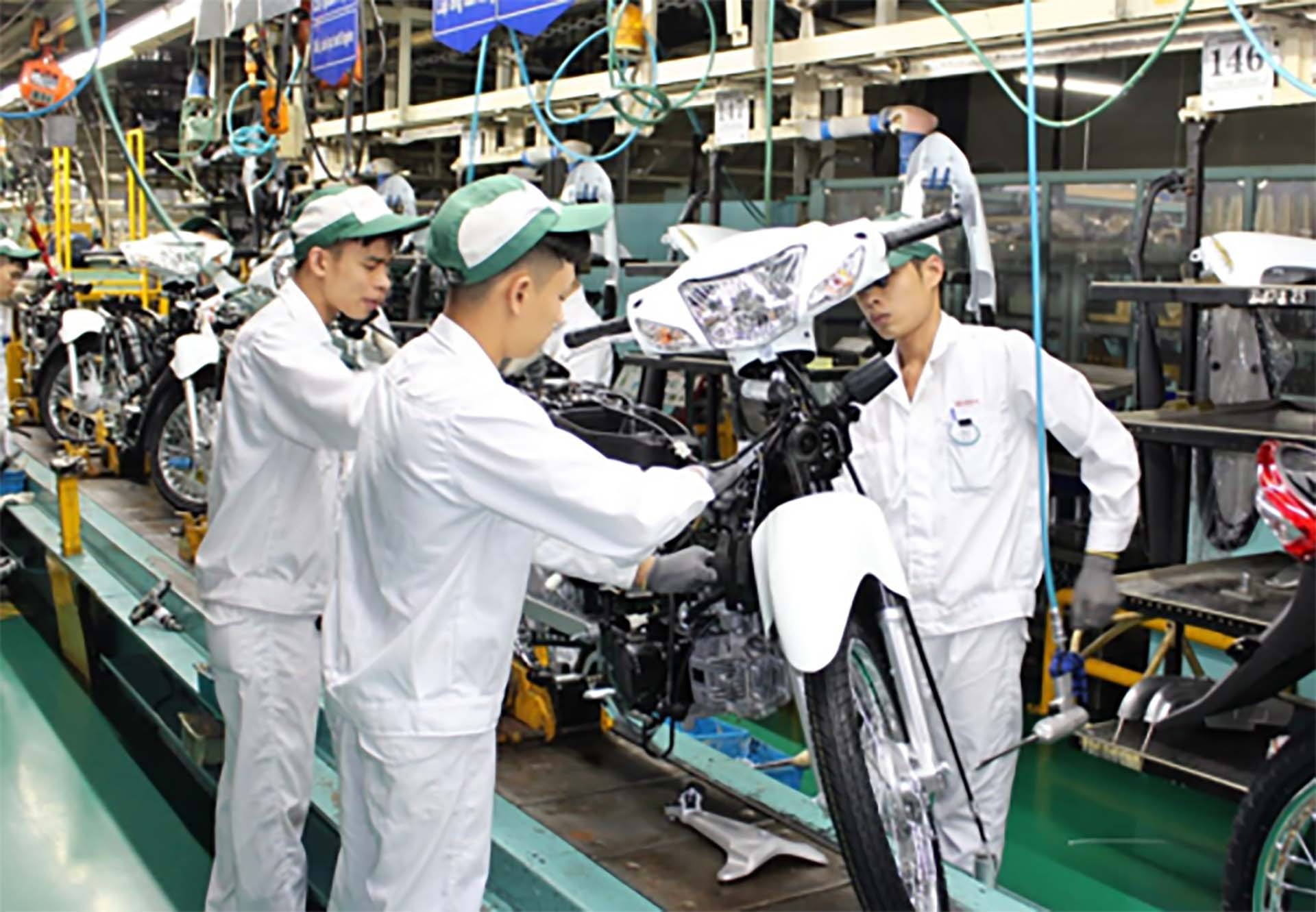 Nhà máy của một hãng xe Nhật Bản tại Việt Nam. (Nguồn: Nikkei Asia)