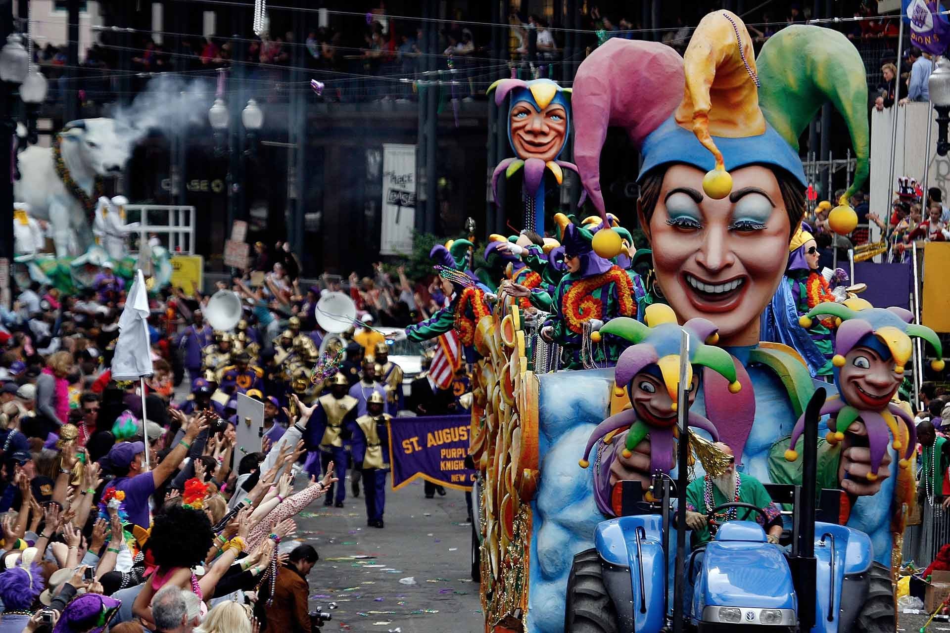 Lễ diễu hành tại lễ hội Mardi Gras, Mỹ. (Nguồn: The Forward)