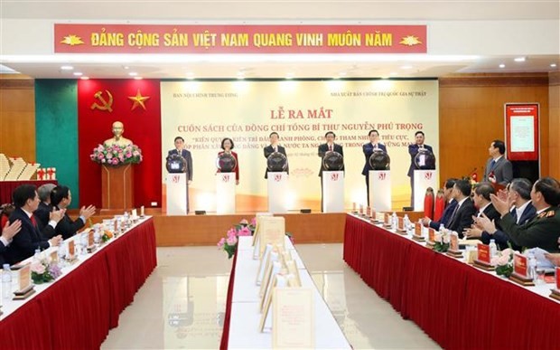 General Secretary's book on fight against corruption and negative phenomena released