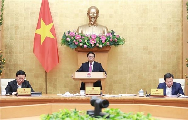 Prime Minister Pham Minh Chinh chairs Government’s monthly law-building meeting