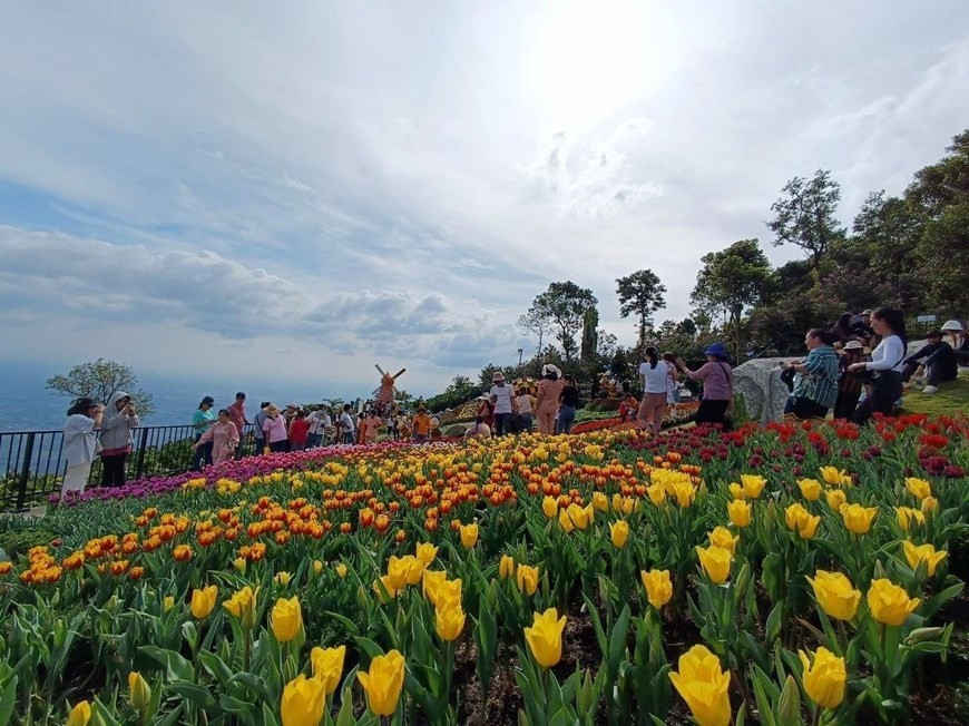 Spring on Ba Den Mountain