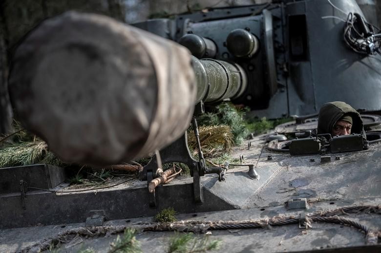 Hình ảnh tập trận ở vùng Chornobyl của quân đội Ukraine