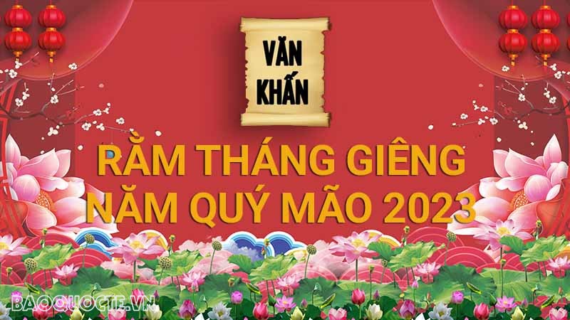 Văn khấn rằm tháng 1 Âm lịch năm Quý Mão, bài cúng rằm tháng Giêng gia tiên và thổ công chuẩn nhất