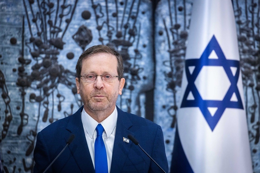 (02.04) Tổng thống Israel Isaac Herzog đề xuất hoãn kế hoạch cải cách tư pháp gây tranh cãi. (Nguồn: Flash90)