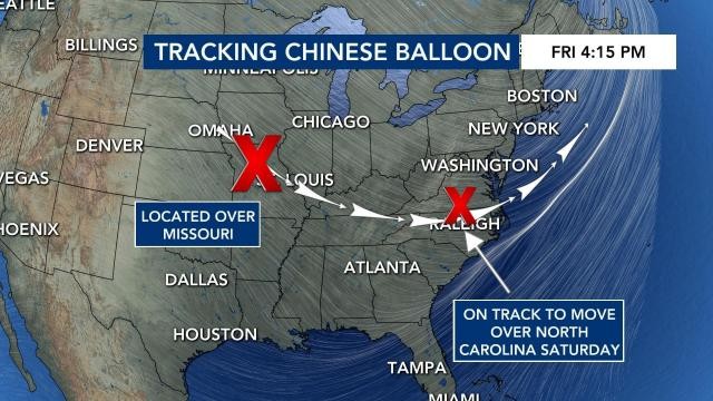 (02.04) Khinh khí cầu của Trung Quốc đang được giới chức và người dân Mỹ theo dõi sát sao. (Nguồn: AP)