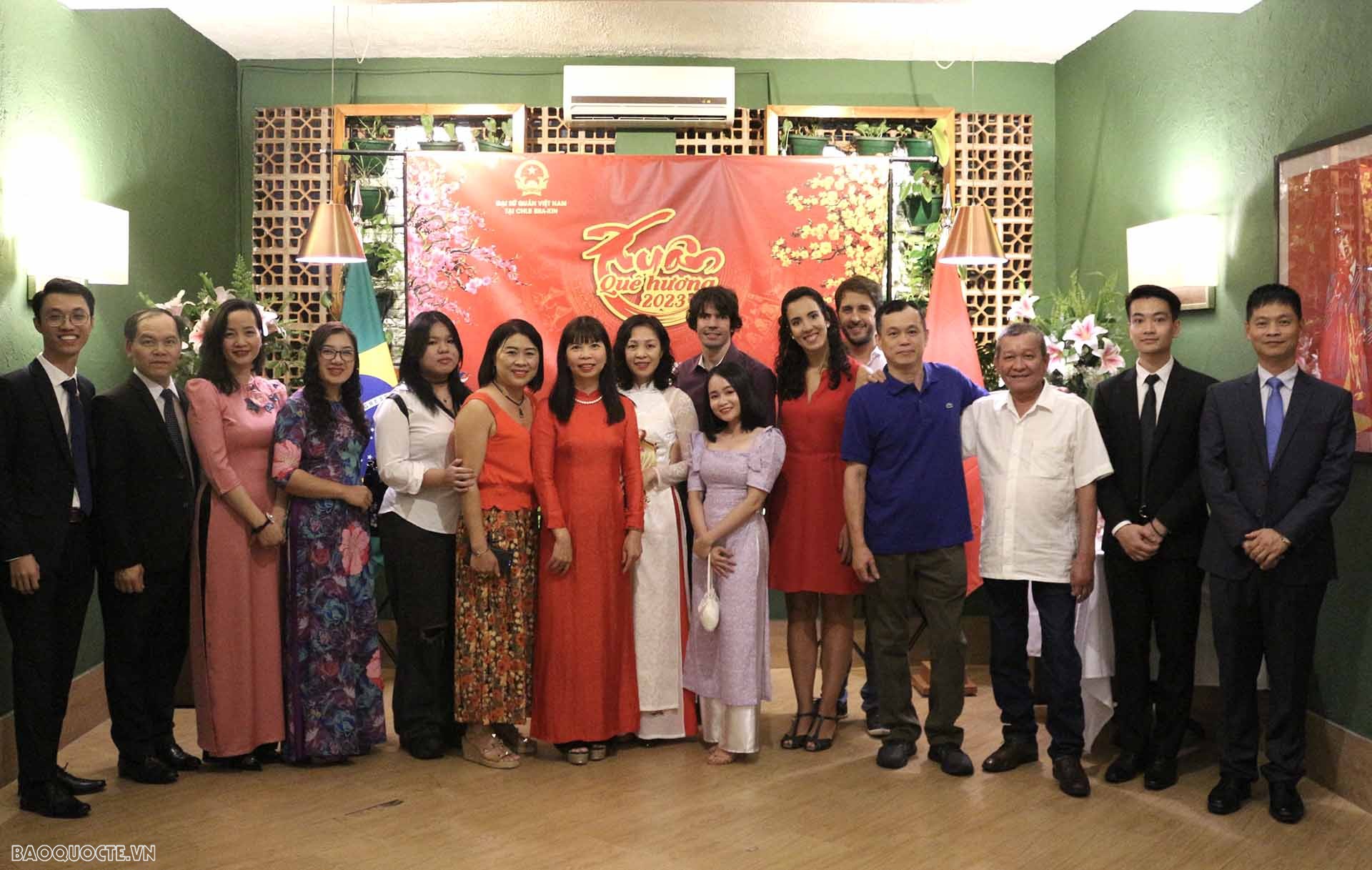 Đại sứ quán Việt Nam tại Brazil tổ chức gặp mặt cộng đồng đầu năm Xuân Quê hương 2023