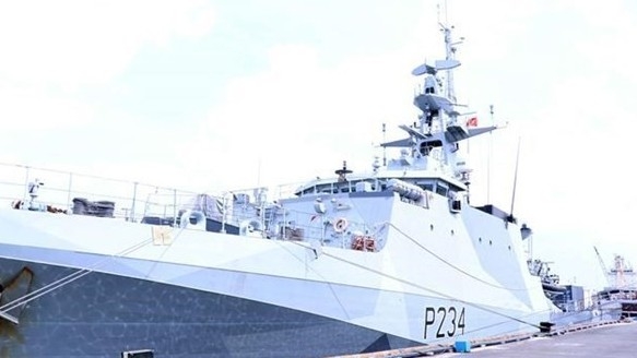 HMS Spey, British Royal Naval patrol vessel, pays friendly visit to Ho Chi Minh City