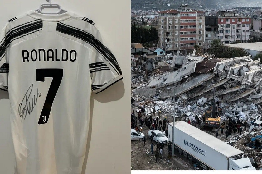 Ronaldo và những cầu thủ ủng hộ các nạn nhân động đất tại Thổ Nhĩ Kỳ