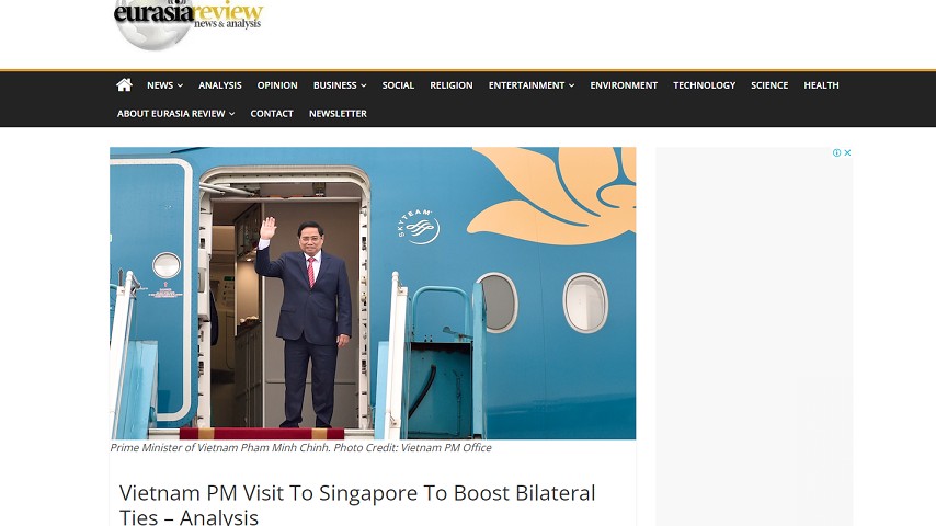 Chuyên gia Ấn Độ đánh giá cao chuyến thăm Singapore của Thủ tướng Phạm Minh Chính