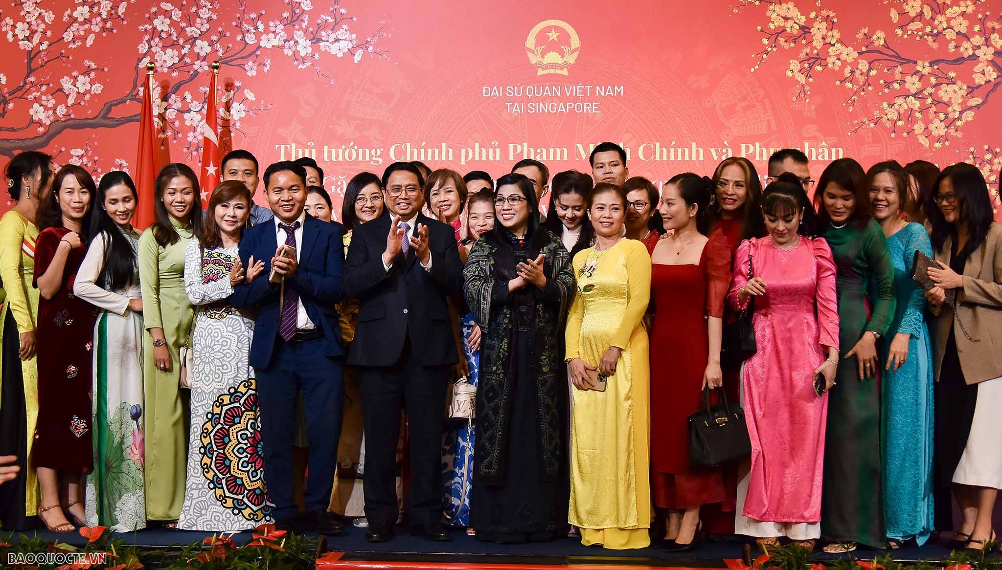 Thủ tướng Chính phủ: Cộng đồng người Việt tại Singapore là động lực, cội nguồn sức mạnh phát triển của đất nước