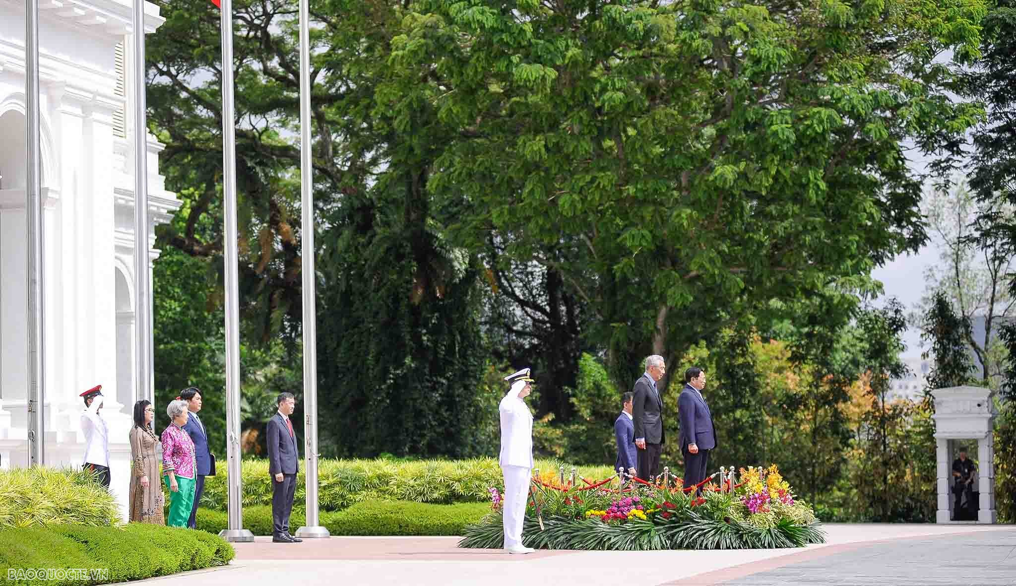 Lễ đón chính thức Thủ tướng Chính phủ Phạm Minh Chính và Phu nhân