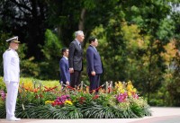Lễ đón chính thức Thủ tướng Chính phủ Phạm Minh Chính và phu nhân thăm chính thức Singapore