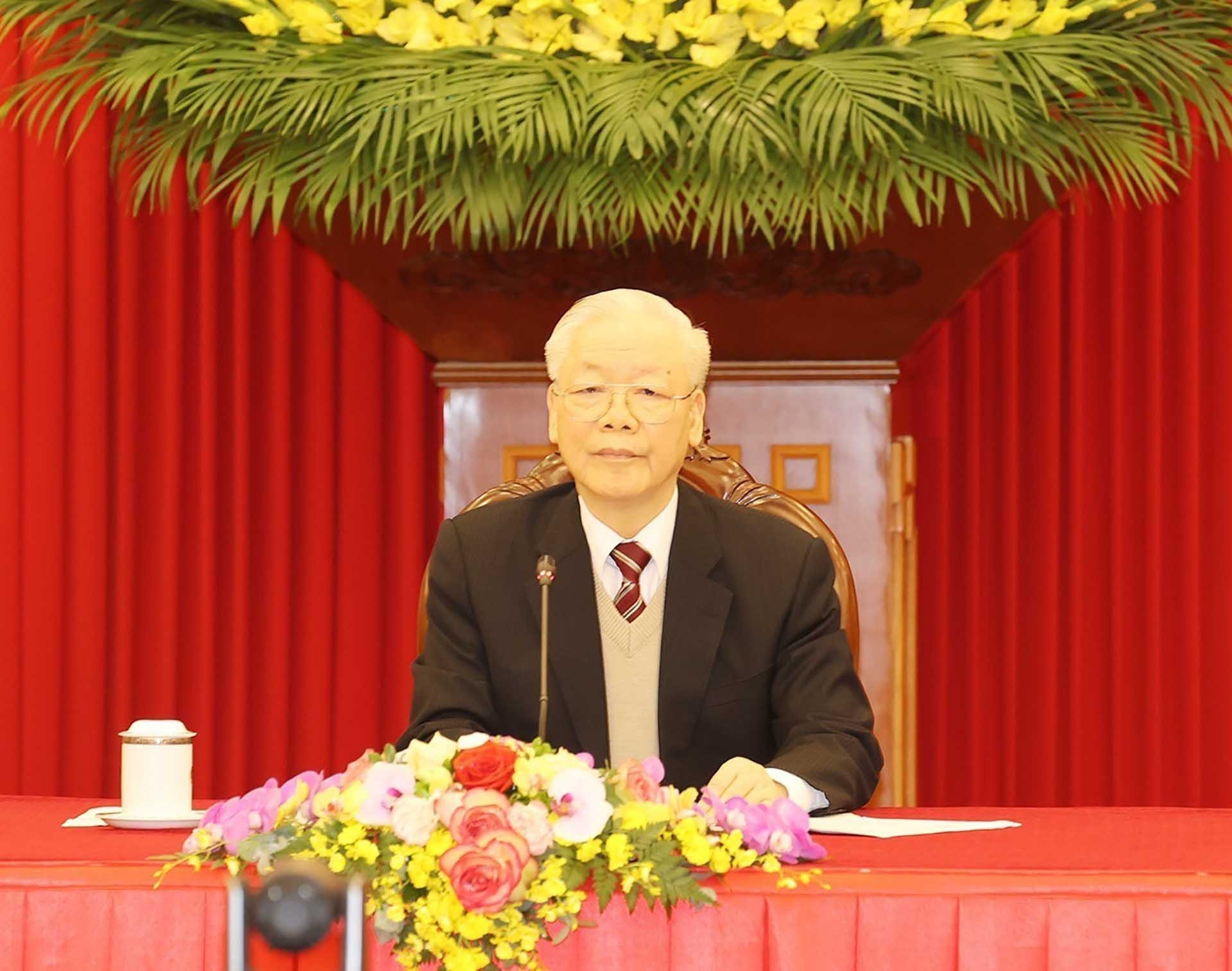 Tổng Bí thư Nguyễn Phú Trọng điện đàm với Thủ tướng Nhật Bản Kishida Fumio