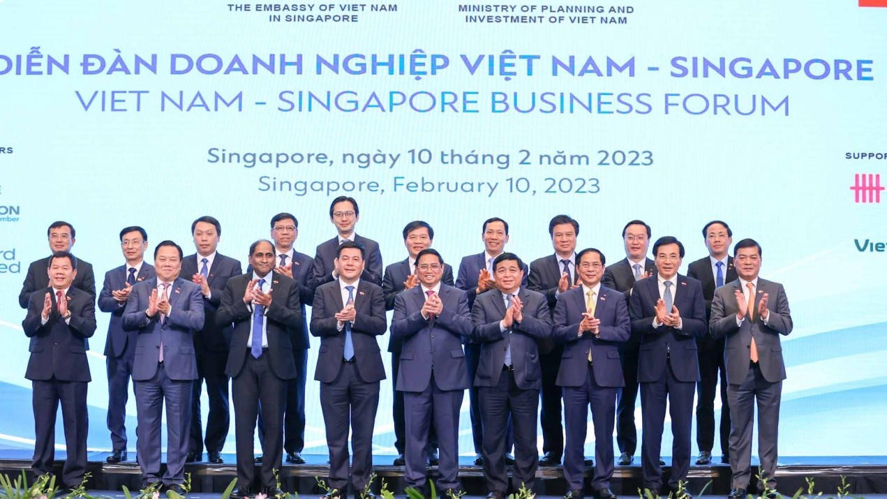 Prime Minister attends Vietnam-Singapore business forum