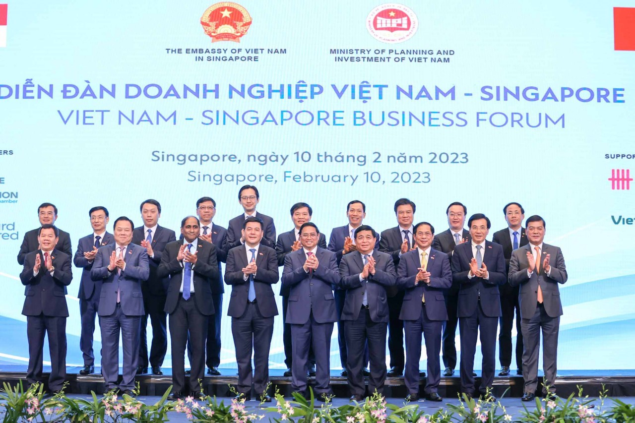 Prime Minister attends Vietnam-Singapore business forum