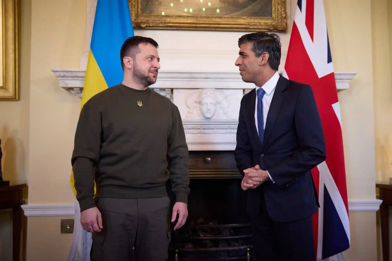 Chuyến thăm Anh bất ngờ của Tổng thống Ukraine Zelenskiy