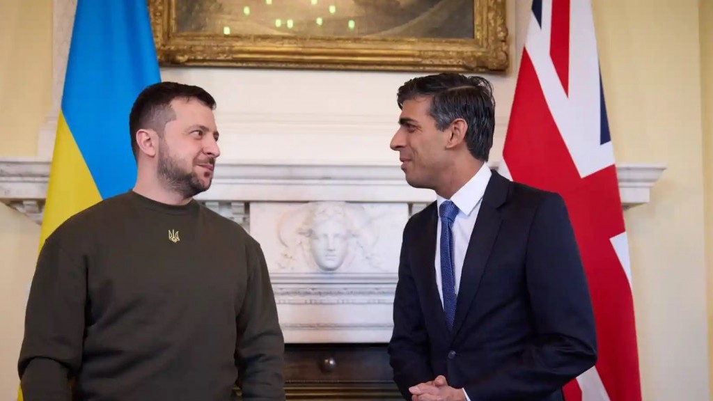 Chuyến thăm bất ngờ đến nước Anh của Tổng thống Ukraine Zelensky