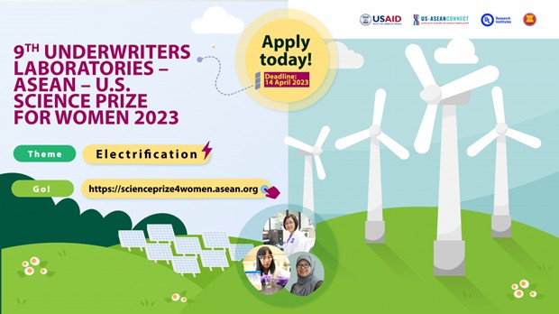 9th ASEAN-US Science Prize for Women 2023 launched