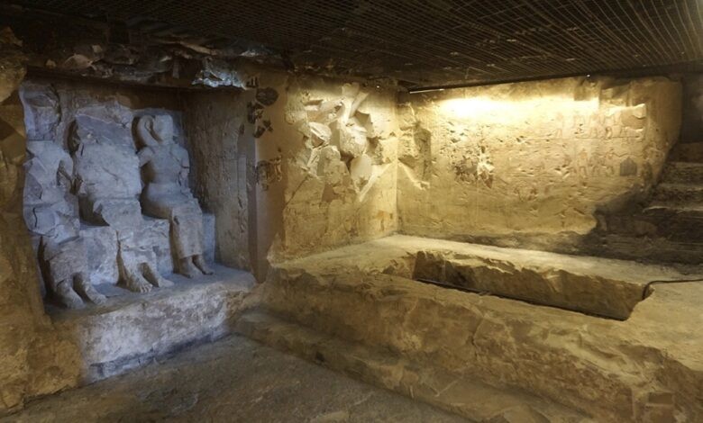 Ai Cập lần đầu đón khách tham quan hai lăng mộ cổ, hé lộ một di tich cực hiếm. (Nguồn: Egypt Independent)