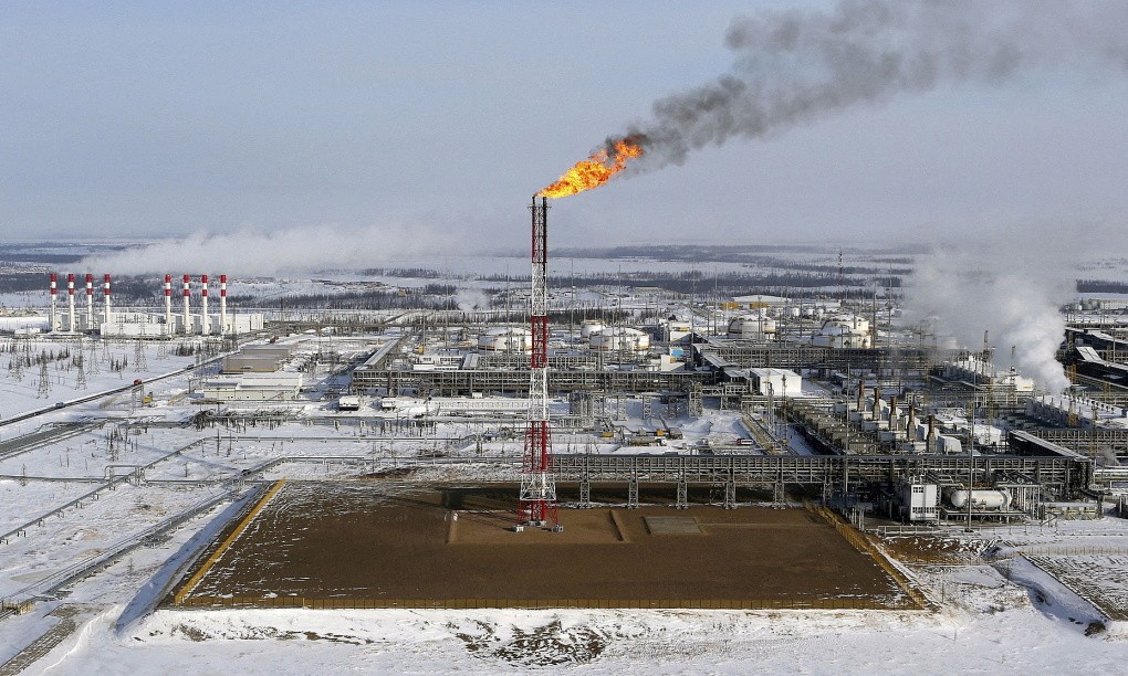 Cơ sở khai thác ở mỏ dầu Vankorskoye phía bắc thành phố Krasnoyarsk, Nga. (Nguồn: Reuters)