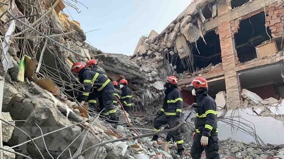 Vietnamese rescue team race to save survivors from quake rubble in Turkey