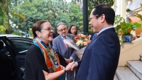 Bộ trưởng Ngoại giao Bùi Thanh Sơn đón, hội đàm với Bộ trưởng Ngoại giao El Salvador Alexandra Hill Tinoco