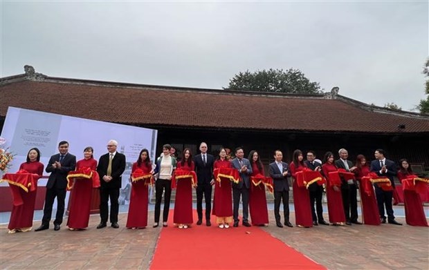 Exhibition on preservation of Van Mieu Temple of Literature from 1898-1954