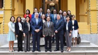 Bộ trưởng Ngoại giao Bùi Thanh Sơn tiếp Đoàn Hội đồng kinh doanh EU-ASEAN và EuroCham
