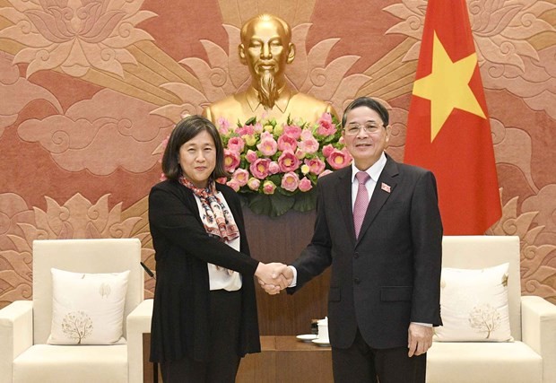 NA Vice Chairman Nguyen Duc Hai receives US Trade Representative