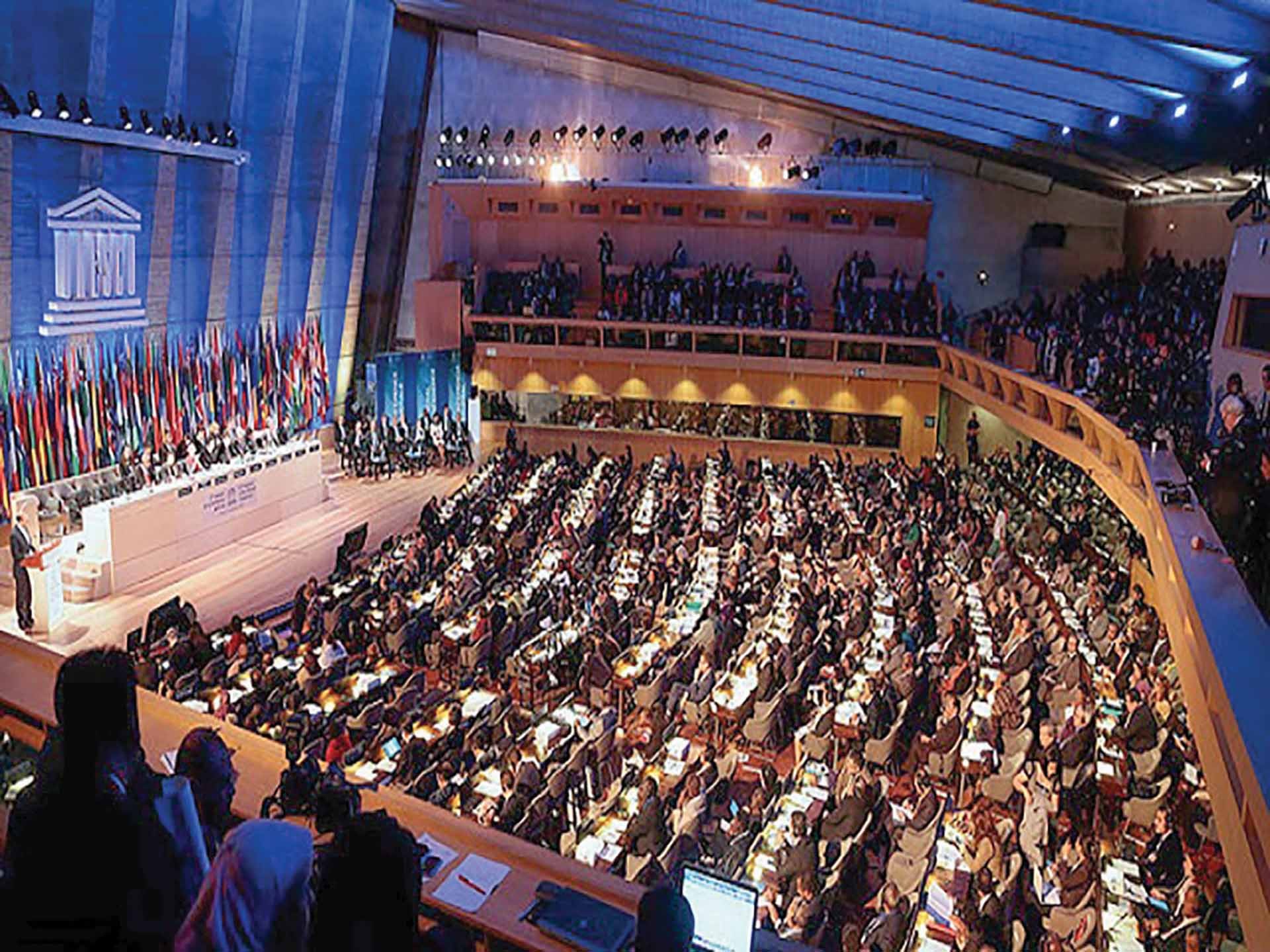 Đại hội đồng UNESCO bỏ phiếu thông qua Công ước 2005. (Nguồn: en.unesco.org)
