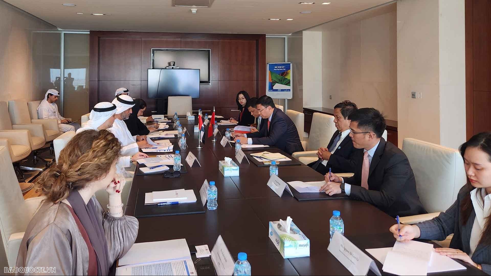 Thứ trưởng Phạm Quang Hiệu tham dự Hội nghị thượng đỉnh Chính phủ thế giới lần thứ 9, đồng chủ trì Tham vấn chính trị với Bộ Ngoại giao UAE
