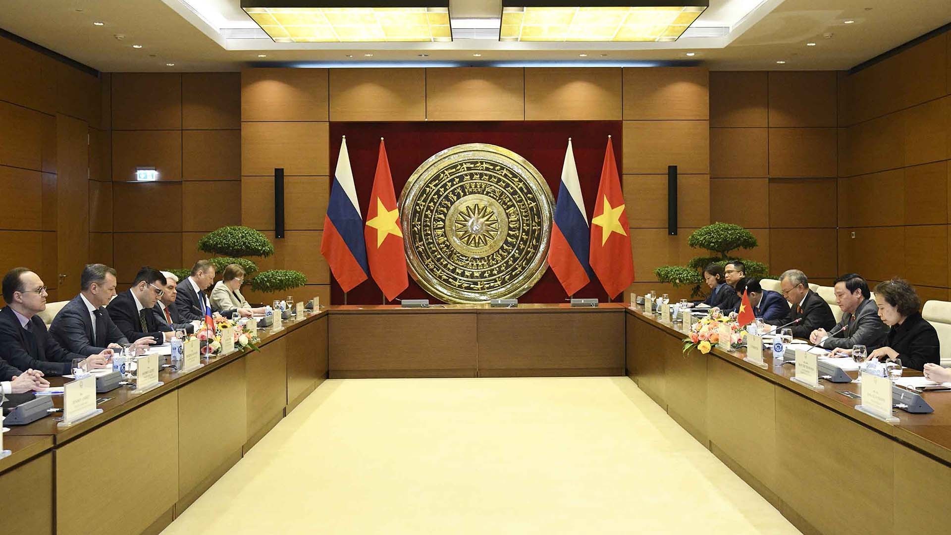Hợp tác nghị viện là một trong những trụ cột quan trọng trong quan hệ Việt Nam-Liên bang Nga