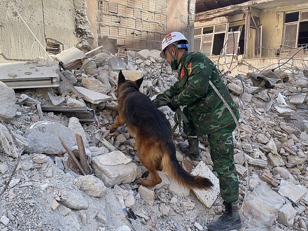 So far Vietnam’s rescue team discovers 15 sites with quake victims in Turkey