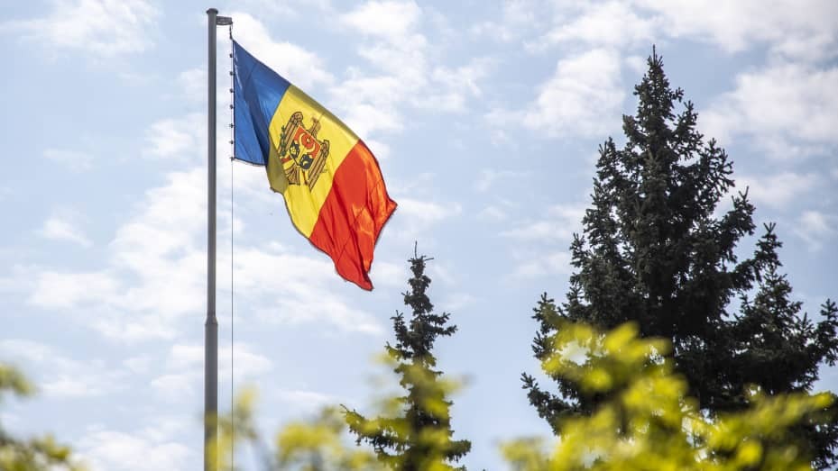 Moldova, đất nước 2,5 triệu dân nằm ở biên giới phía tây của Ukraine, đã phải chịu lạm phát tăng vọt và căng thẳng do dòng người tị nạn Ukraine. )Nguồn: Getty(