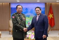Thủ tướng Chính phủ: Hợp tác quốc phòng là một trụ cột quan trọng trong quan hệ Việt Nam-Campuchia