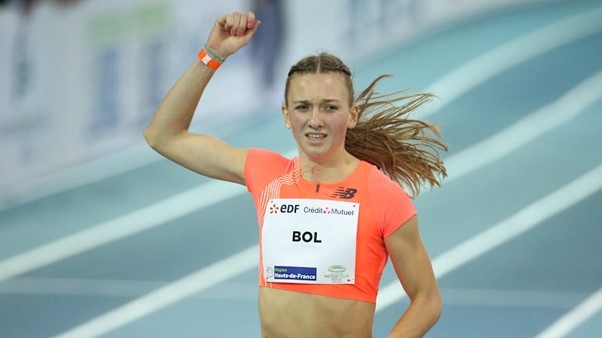 Tại Giải vô địch điền kinh quốc gia Hà Lan đang diễn ra tại Apeldoorn, ngôi sao Femke Bol đã lập kỷ lục thế giới mới tại cự ly chạy 400m trong nhà của nữ, khi về đích với thành thích 49,26 giây. (Nguồn: Panoramic)