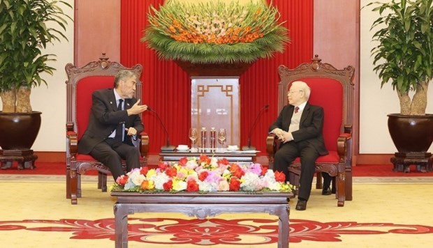General Secretary Nguyen Phu Trong hosts Dominican MIU delegation