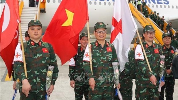 Vietnam military search and rescue team arrives home, completing mission in Turkey