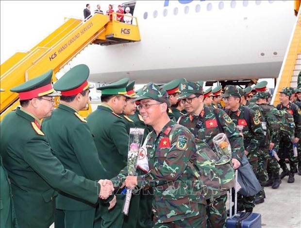 Vietnam military search and rescue team arrives home, completing mission in Turkey