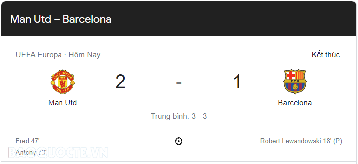 Link xem trực tiếp MU vs Barcelona (03h00 ngày 24/2) lượt về vòng play-off Cúp C2 châu Âu - Europa League