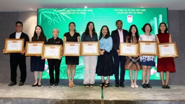 Foreign NGOs honoured for contributions to HCM City's socio-economic development