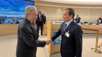 Phó Thủ tướng Chính phủ Trần Lưu Quang gặp Tổng thư ký Liên hợp quốc và lãnh đạo các nước