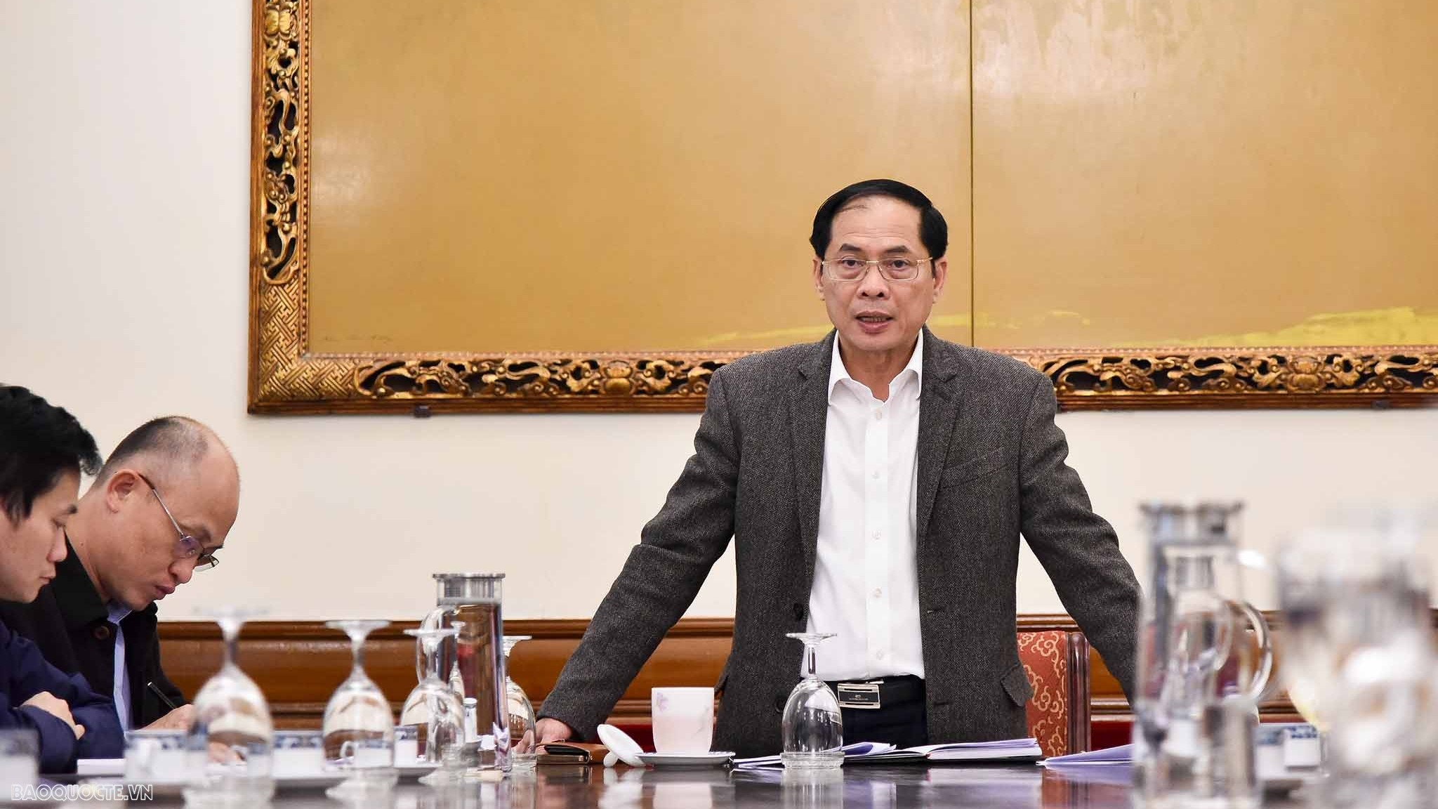 Bộ trưởng Bùi Thanh Sơn chủ trì họp Ban Chỉ đạo của Bộ Ngoại giao về phòng, chống tham nhũng, tiêu cực