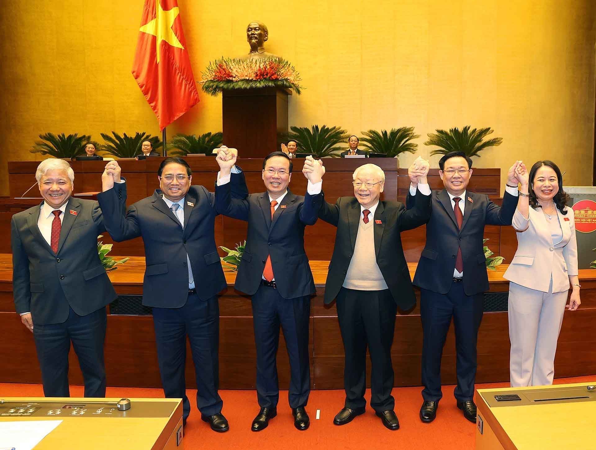 Chủ tịch nước Võ Văn Thưởng phát biểu nhậm chức Chủ tịch nước Võ Văn Thưởng phát biểu nhậm chức