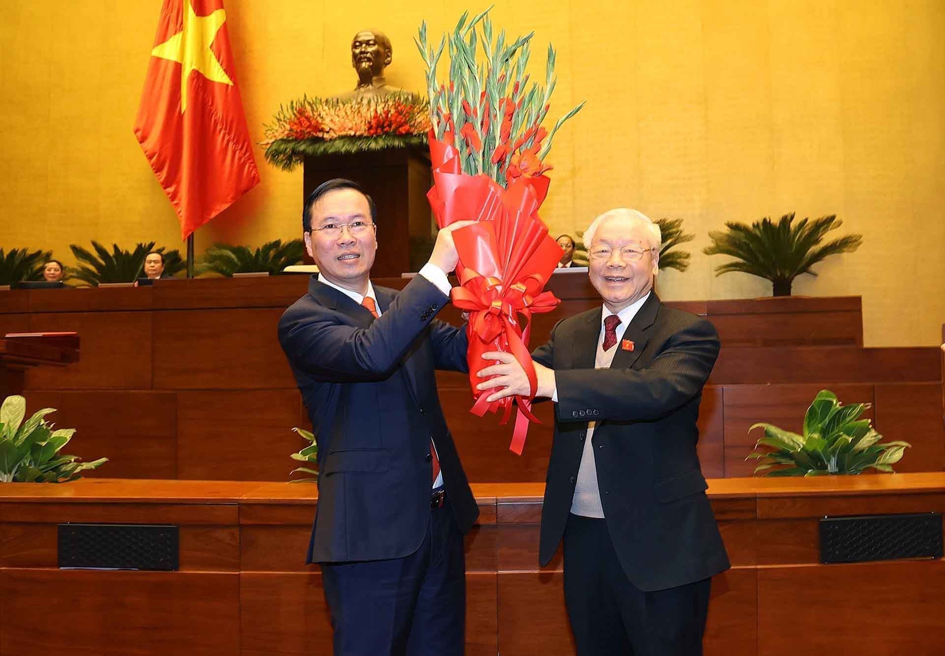 Chủ tịch nước Võ Văn Thưởng phát biểu nhậm chức Chủ tịch nước Võ Văn Thưởng phát biểu nhậm chức